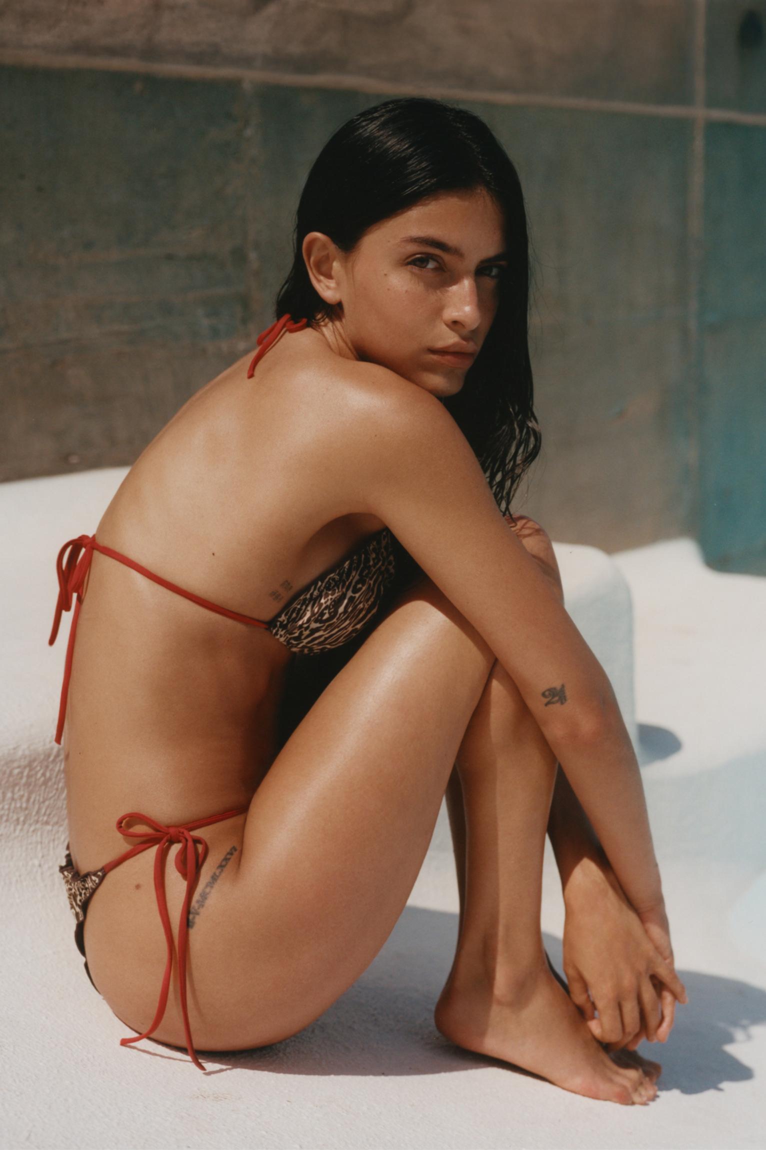 Animal print bikini bottoms Product Image