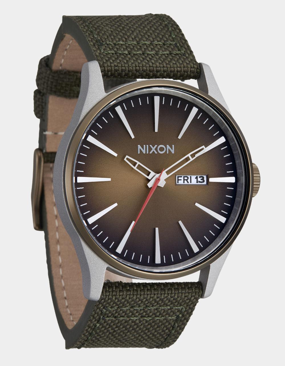 NIXON Sentry Nylon Watch - BROWN COMBO Product Image