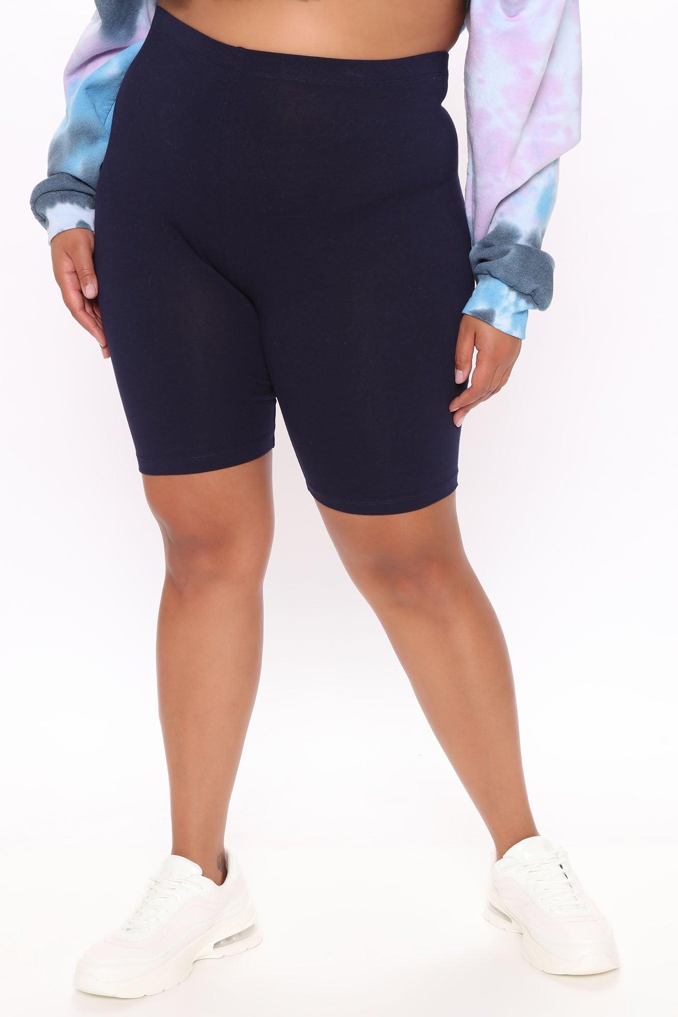 Natalee Biker Shorts - Navy Product Image