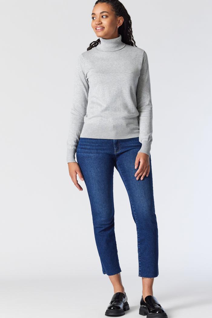 Viola Straight Leg Jeans - Dark Brushed LA Blue Product Image