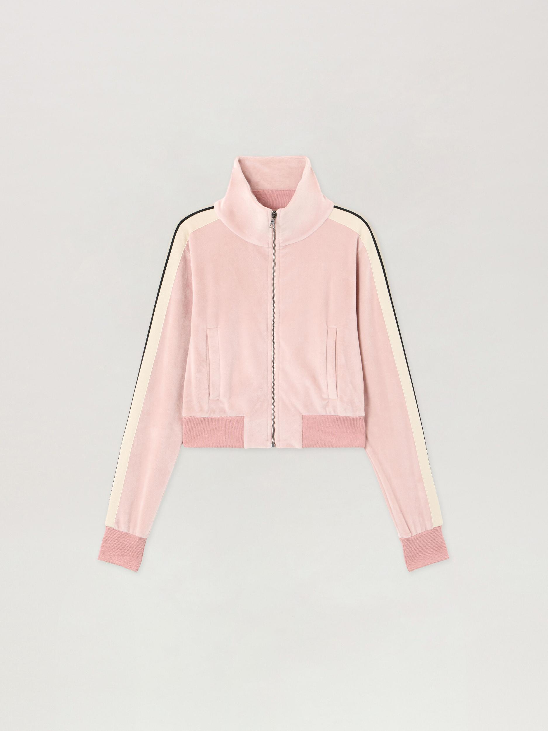 Logo Chenille Crop Track Jacket Product Image