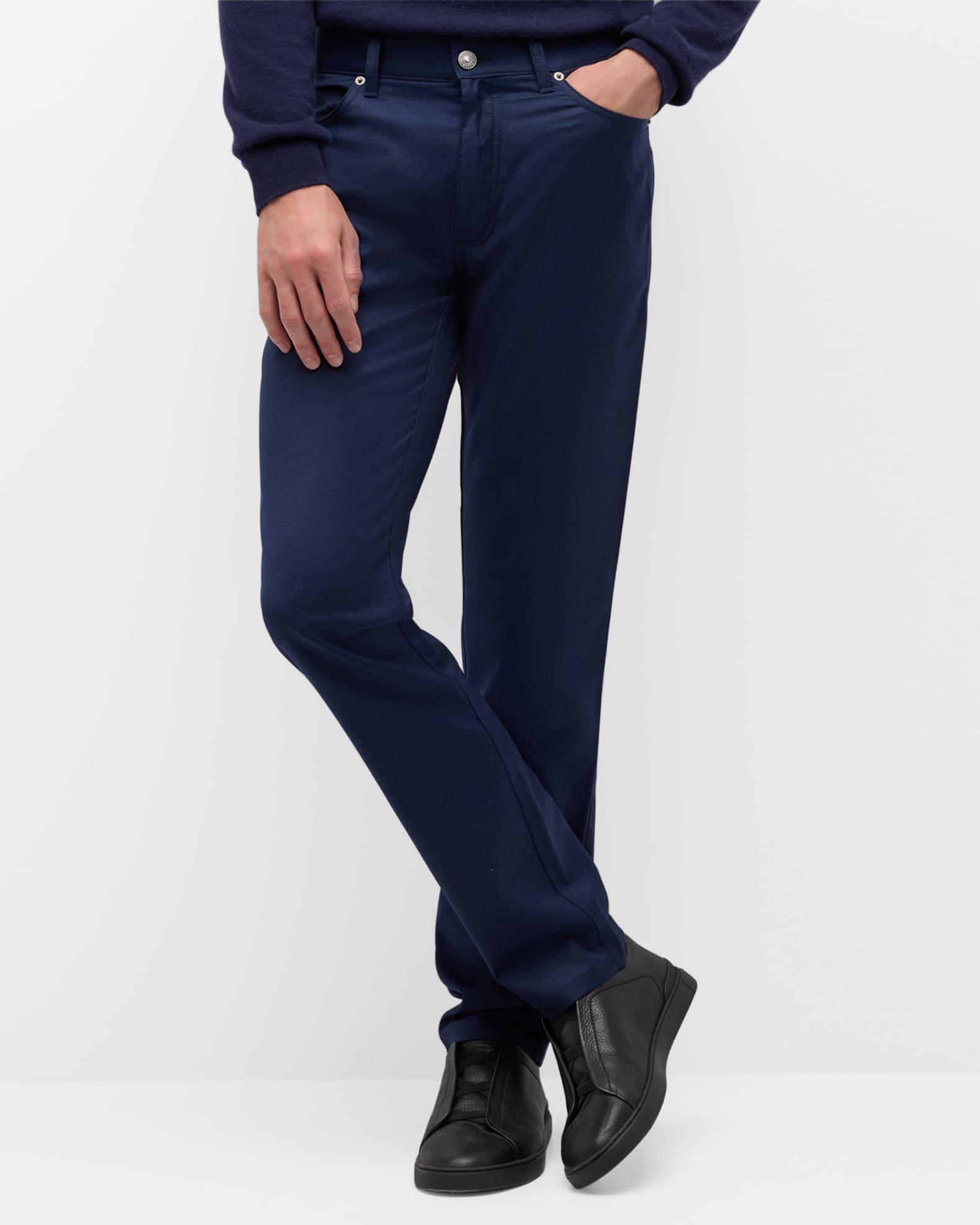 Men's Wool Flannel 5-Pocket Pants Product Image