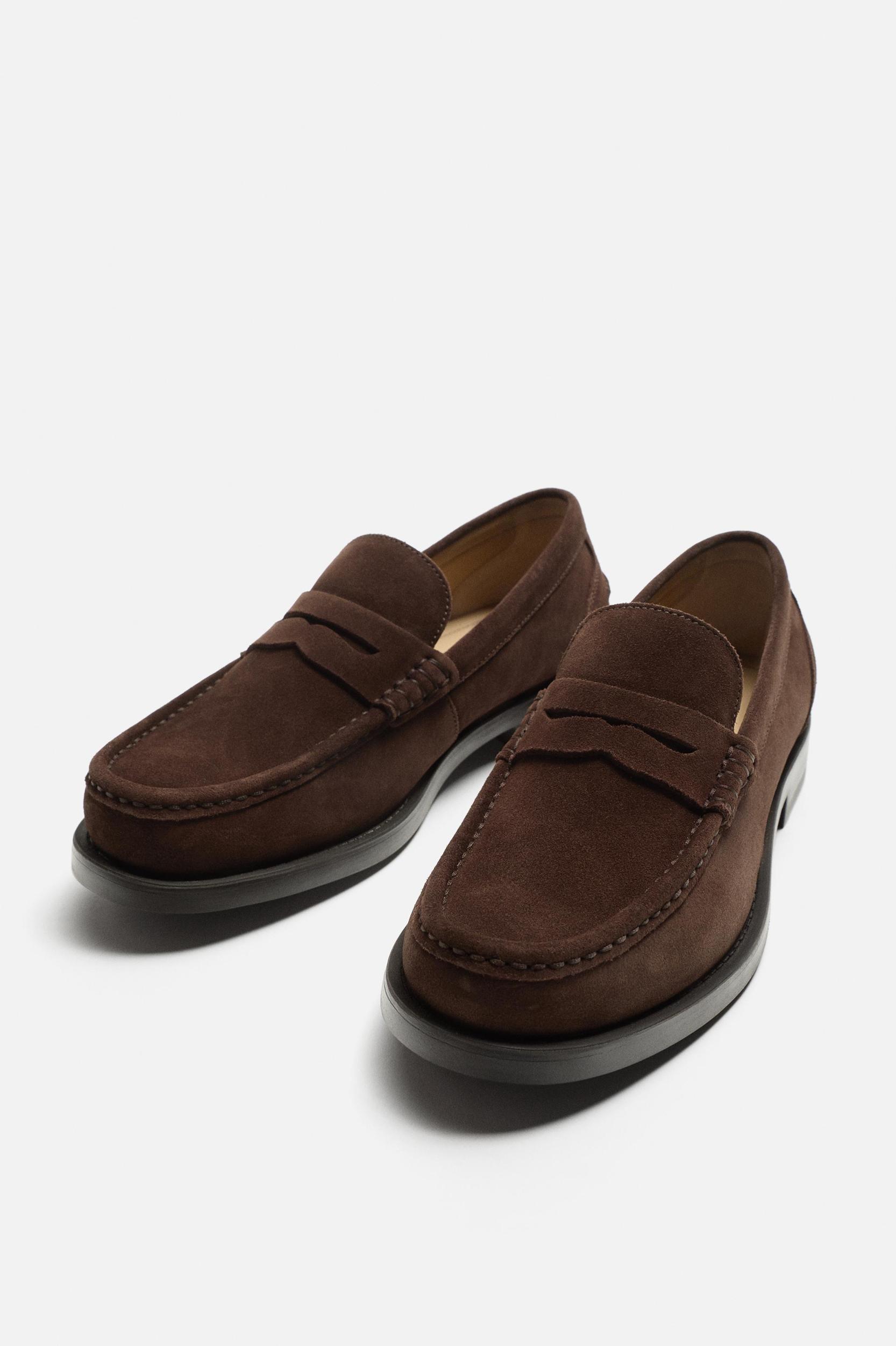 LEATHER PENNY LOAFERS Product Image