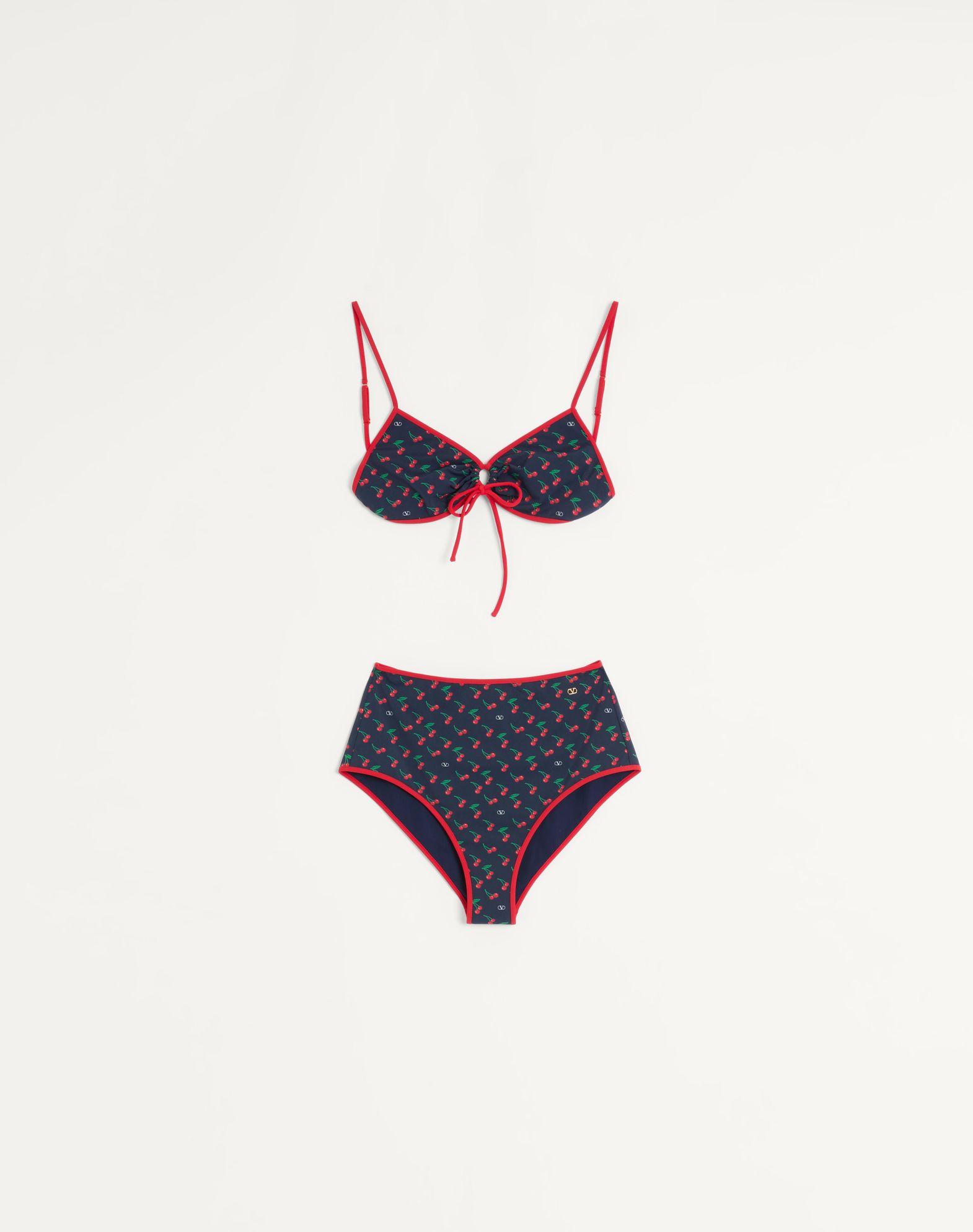 Lycra Bikini With Cherryfic Print Product Image