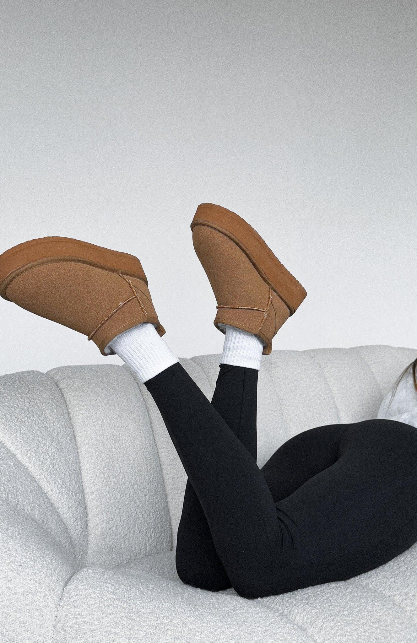 Jet Setter Platform Snug Boots Chestnut Product Image