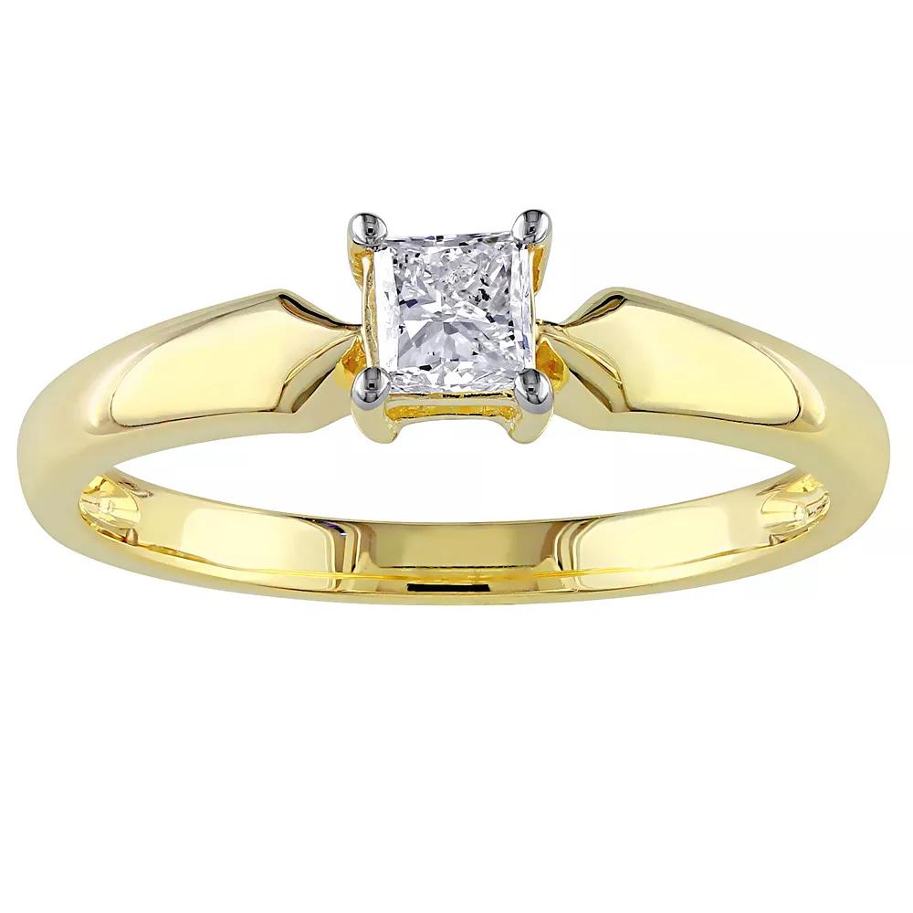 Stella Grace 10k Gold 1/3 Carat T.W Diamond Solitaire Engagement Ring, Womens Product Image