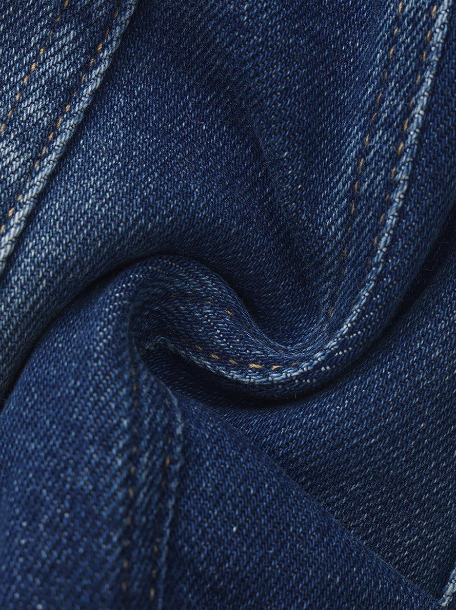 Lexi Low-Rise Light Blue Denim Mini Skirt Product Image