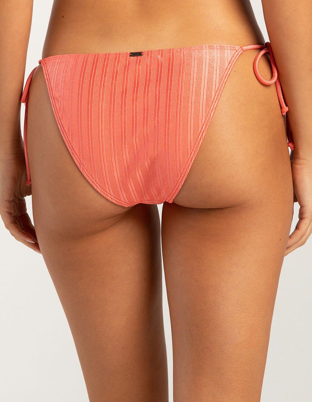 O'NEILL Texture Tie Side Bikini Bottoms - CORAL Product Image