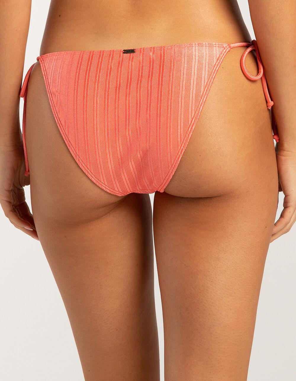 O'NEILL Texture Tie Side Bikini Bottoms - CORAL Product Image