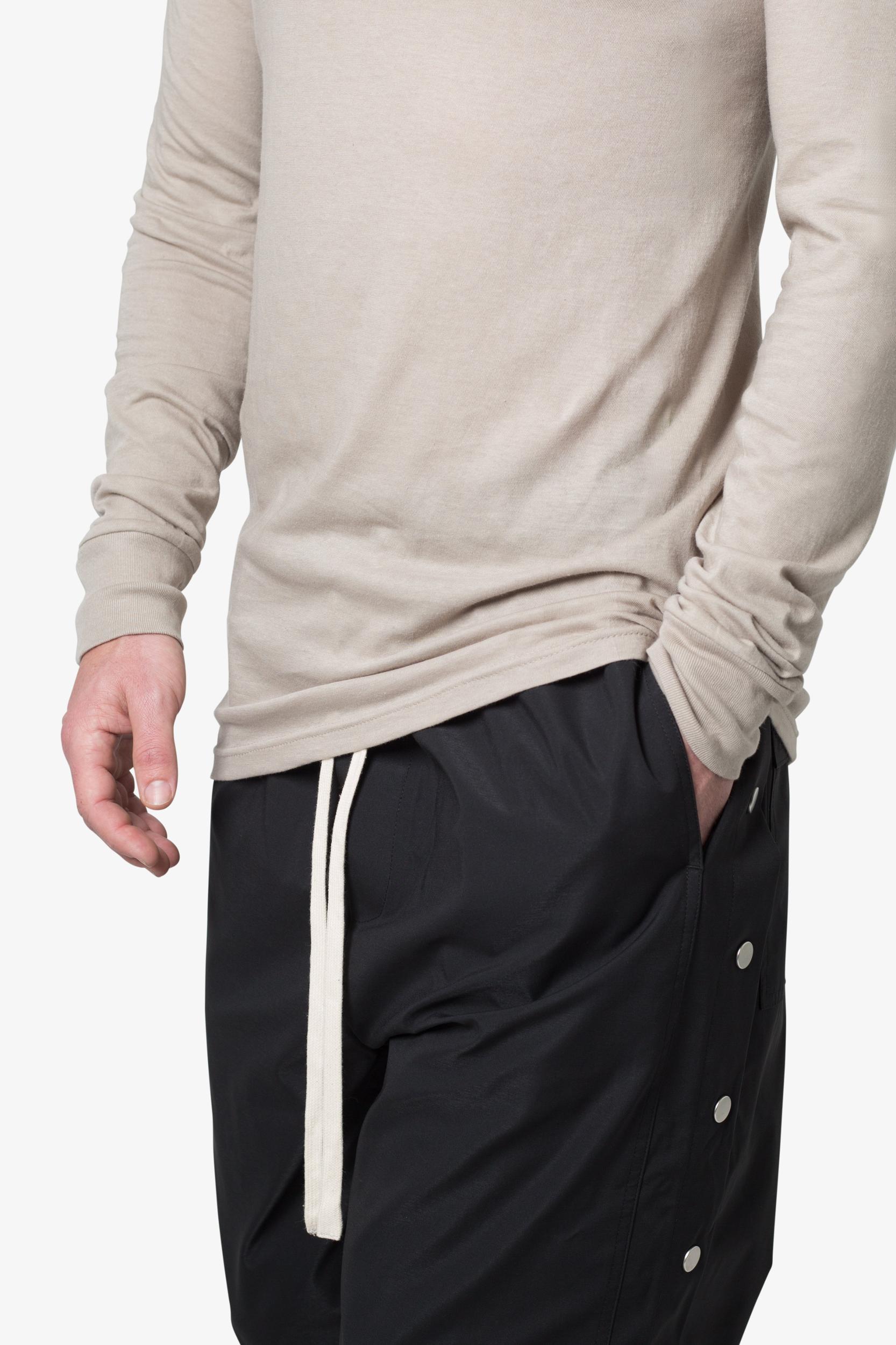 Sheer Knit Jersey L/S Tee - Bone Product Image