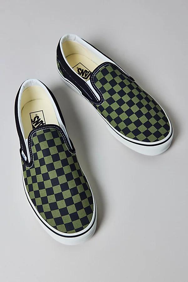 Vans Mens Classic Slip-On Checkerboard Sneaker Mens at Urban Outfitters Product Image