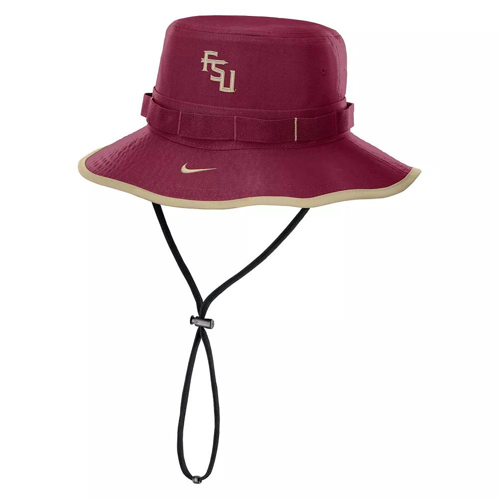 Men's Nike Garnet Florida State Seminoles 2024/25 On-Field Apex Performance Boonie Bucket Hat, Size: Medium, Red Product Image