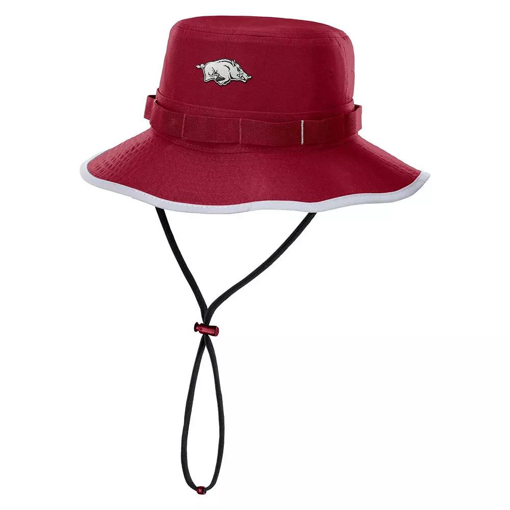 Men's Nike Cardinal Arkansas Razorbacks 2024 Sideline Apex Performance Boonie Bucket Hat, Red Product Image