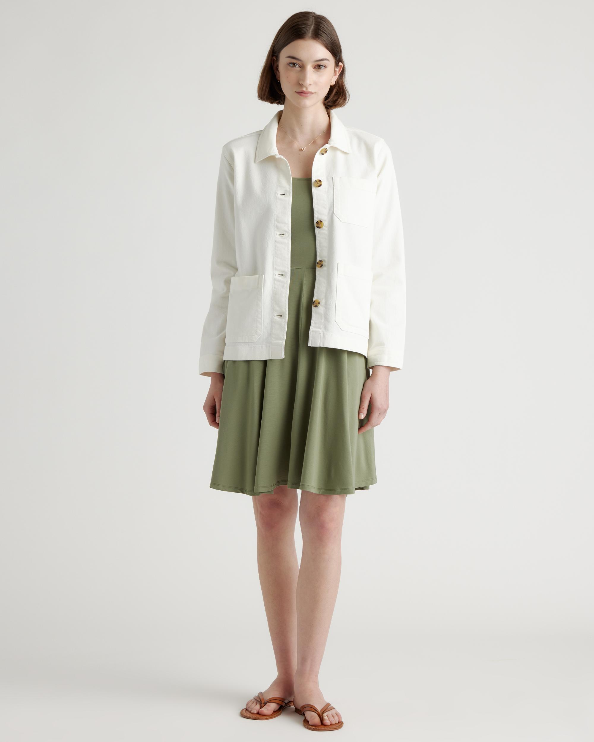 Quince | Women's Organic Comfort Stretch Chore Jacket Organic Cotton Product Image