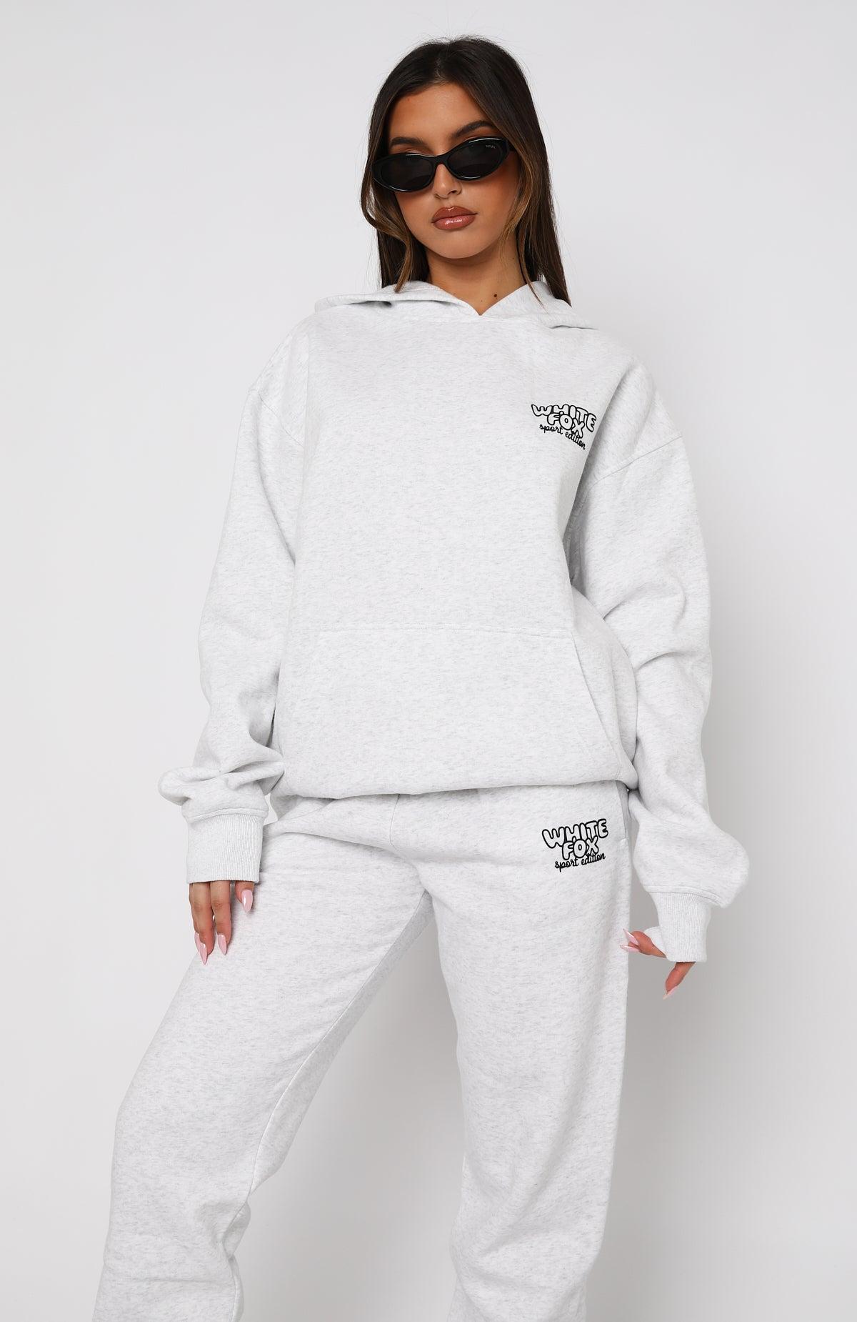 Sport Edition Oversized Hoodie Grey Marle Product Image