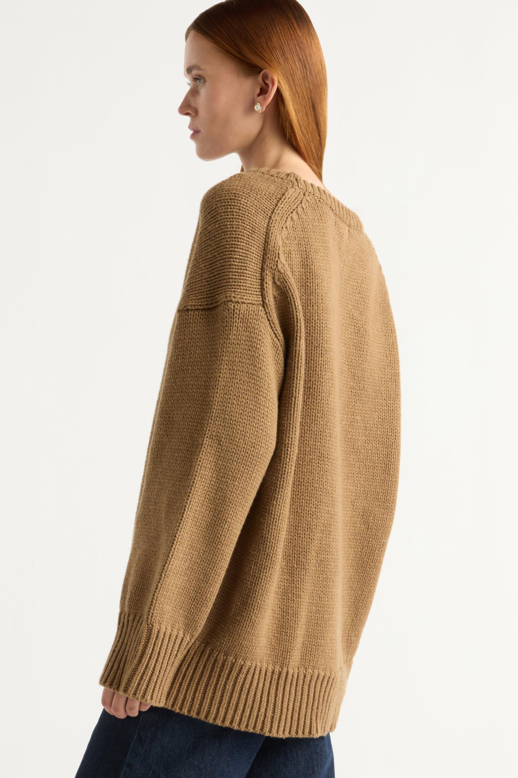 Archie Deep U-Neck Sweater Product Image