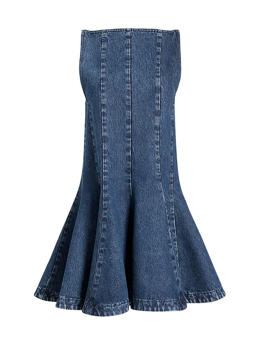 Womens Mags Denim Sleeveless Minidress Product Image