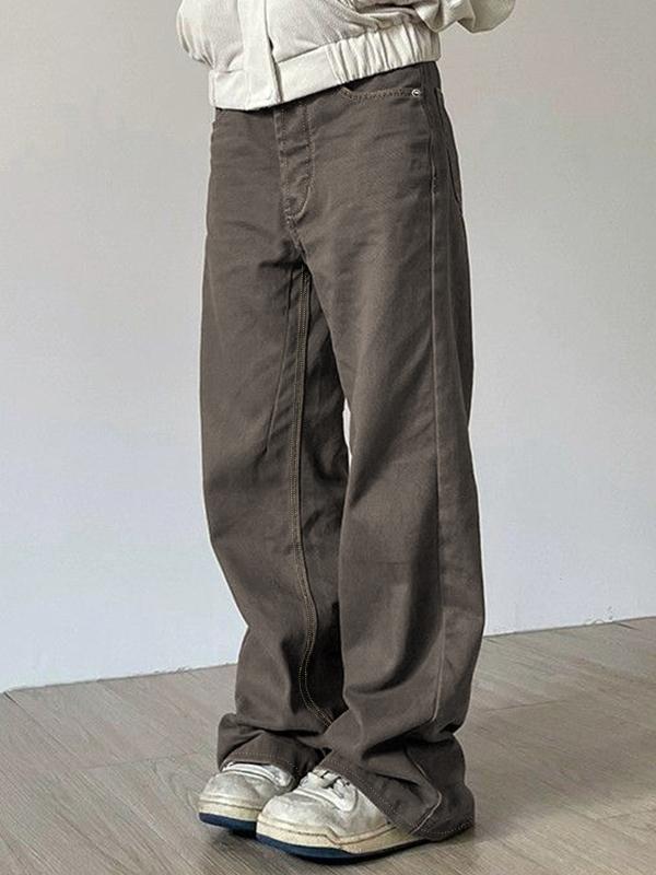 Vintage Washed Mid Rise Boyfriend Jeans Product Image