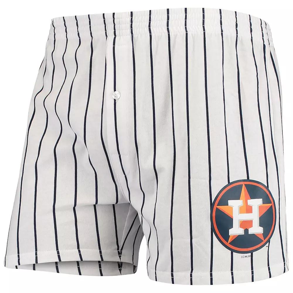 Men's Concepts Sport White Houston Astros Vigor Boxer Shorts, Size: 3XL Product Image