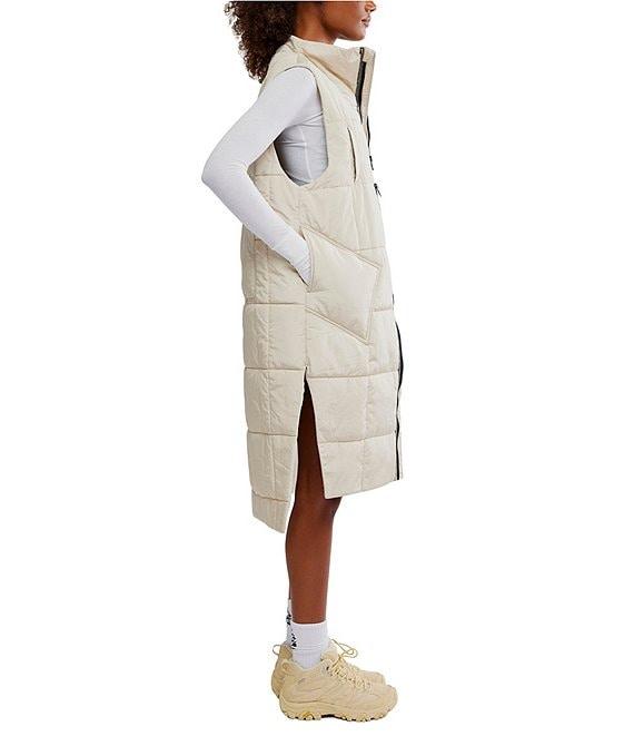 FP Movement On The Move Packable Puffer Sleeveless Knee Length Vest Product Image