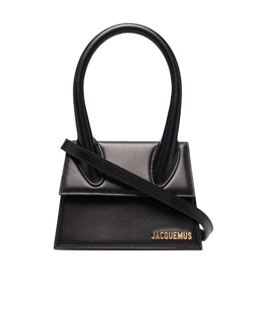 JACQUEMUS Small Handle And Removable Shoulder Strap In Black Product Image