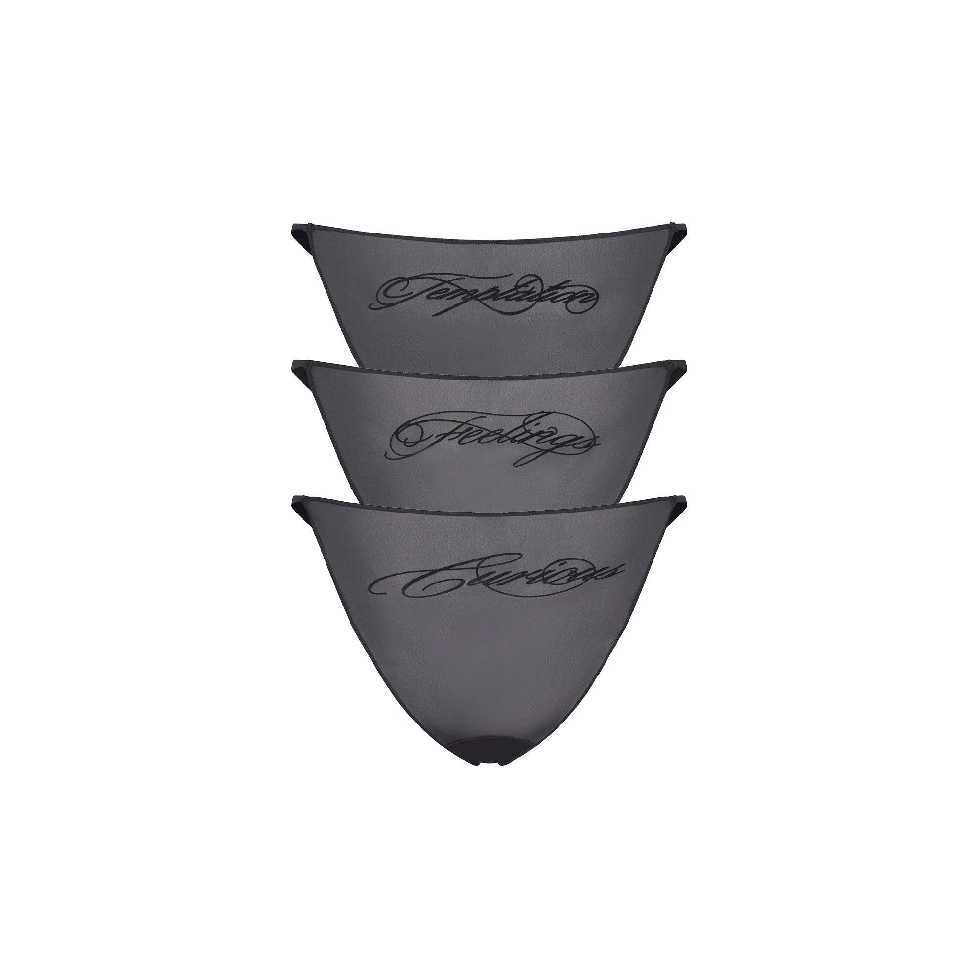 MILKY SHEER STRING BIKINI 3-PACK | ONYX Product Image