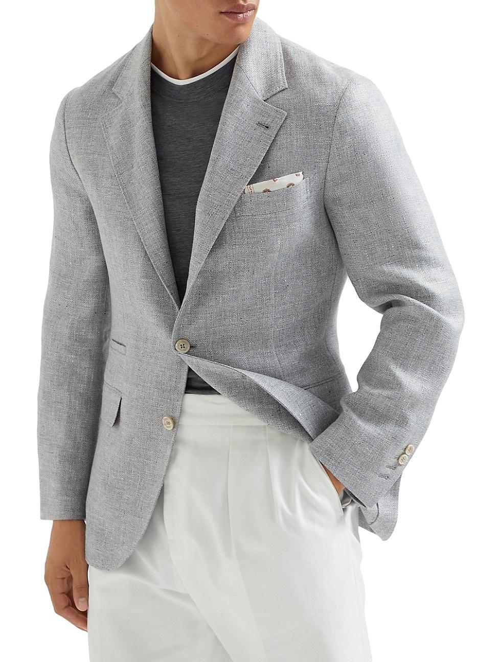 Mens Diagonal Deconstructed Blazer Product Image