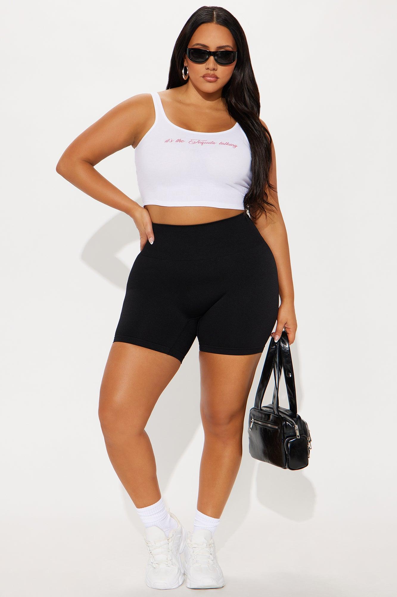 It's The Tequila Talking Ribbed Tank Top - White Female Product Image