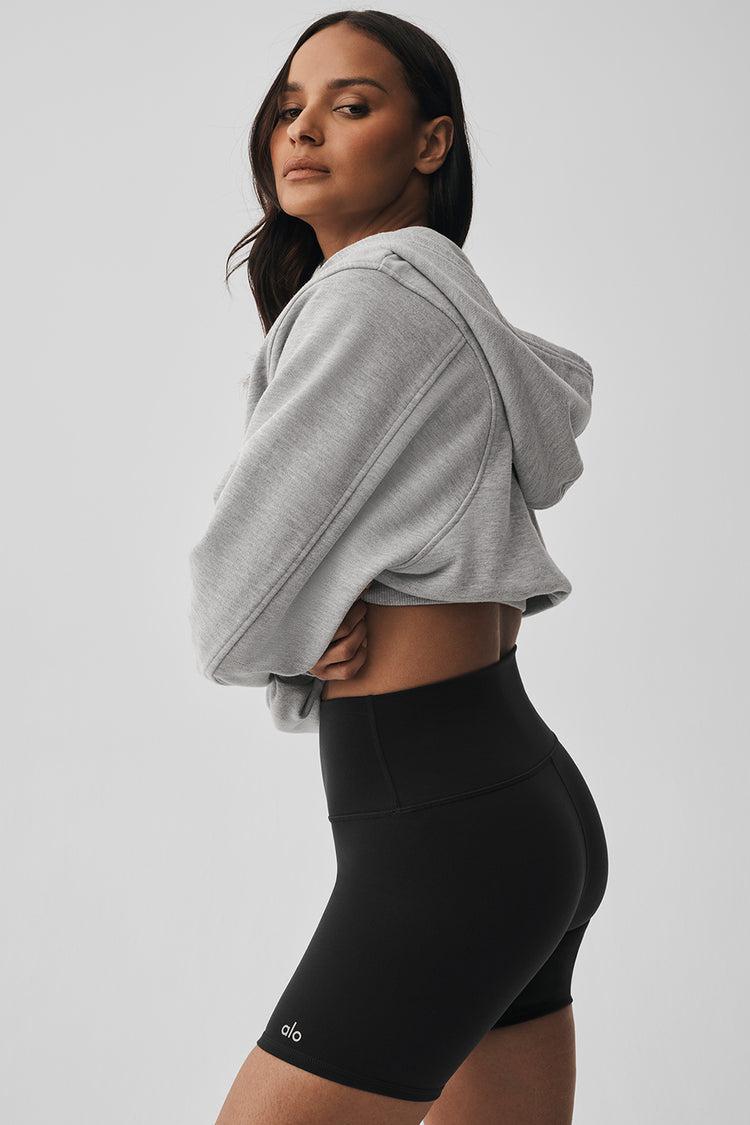 Sweet Escape Zip Up Hoodie - Athletic Heather Grey Product Image