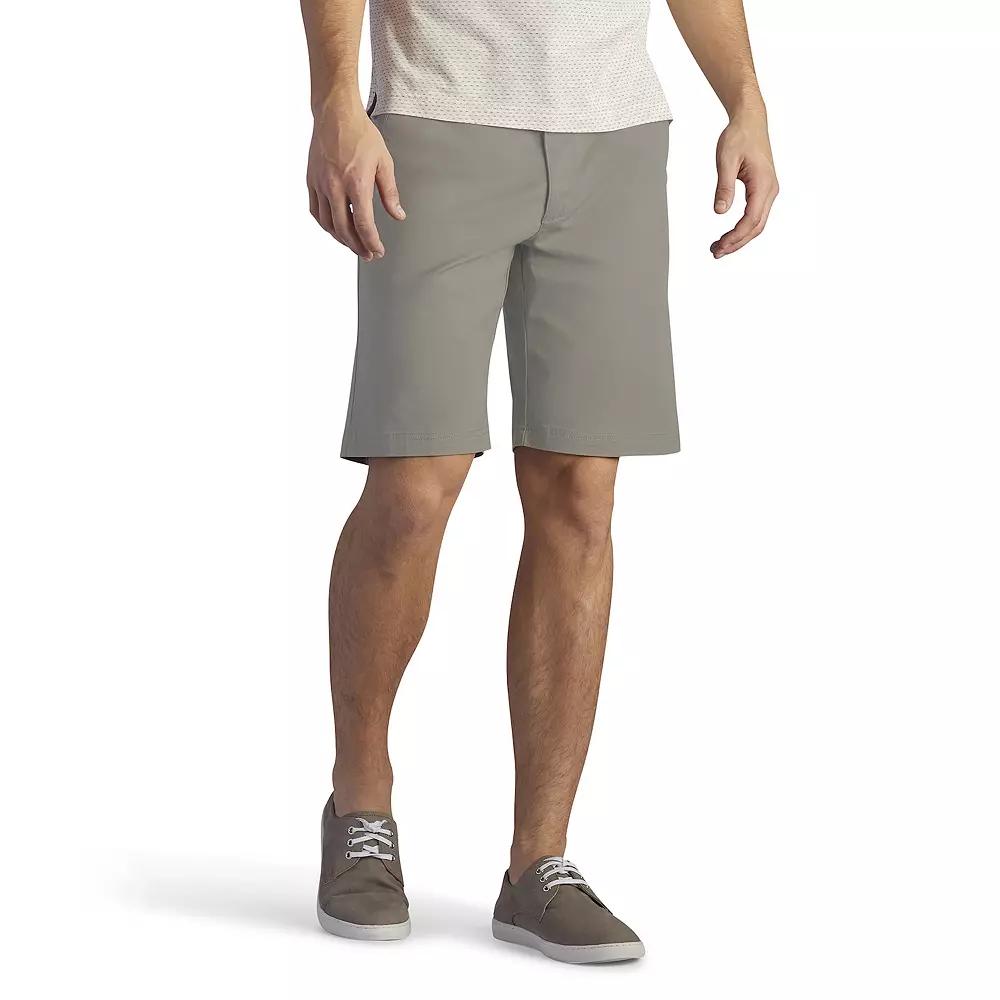 Men's Lee® 10" Extreme Motion Flat Front Shorts, Size: 42, Iron Product Image