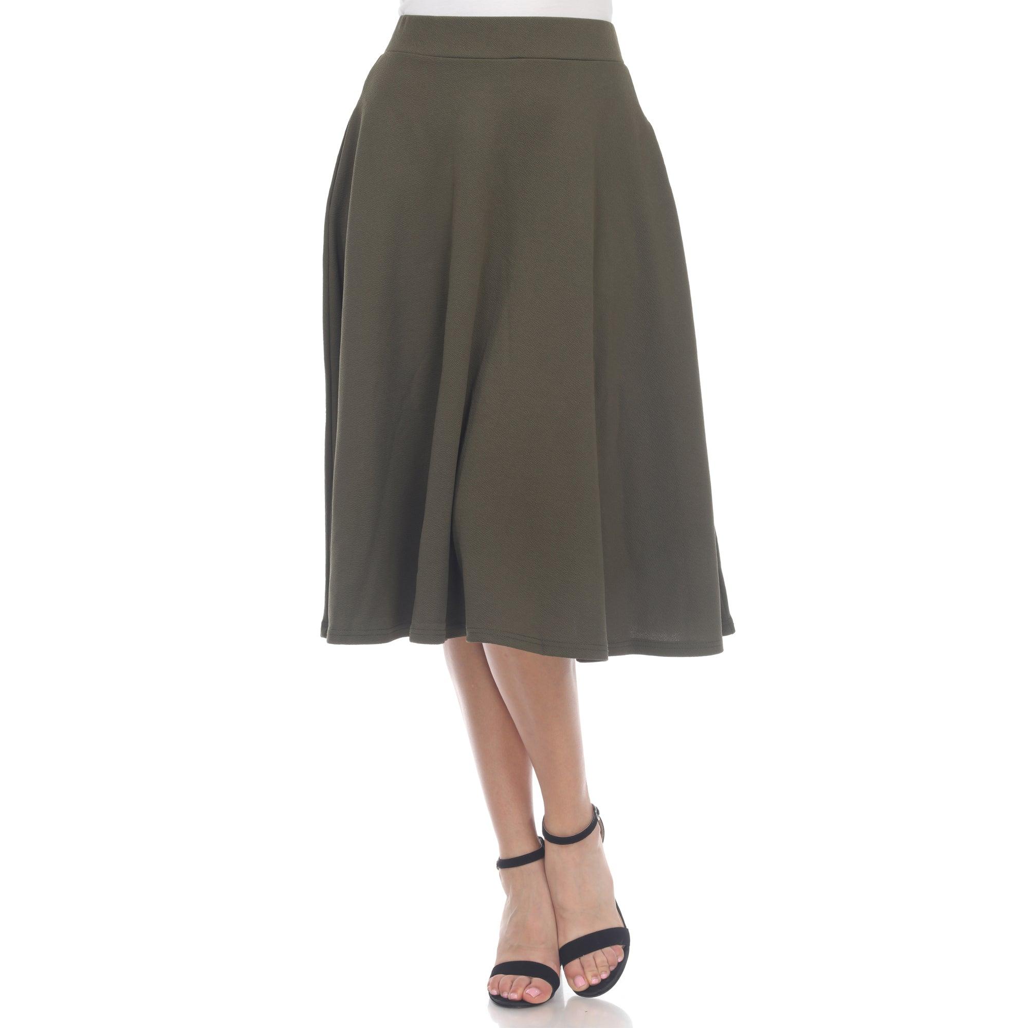 Tasmin Flare Midi Skirts Product Image