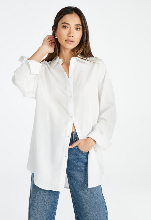 JustFab Margaux Platform Loafer Pump Womens Black/ White Size 8.5 Product Image