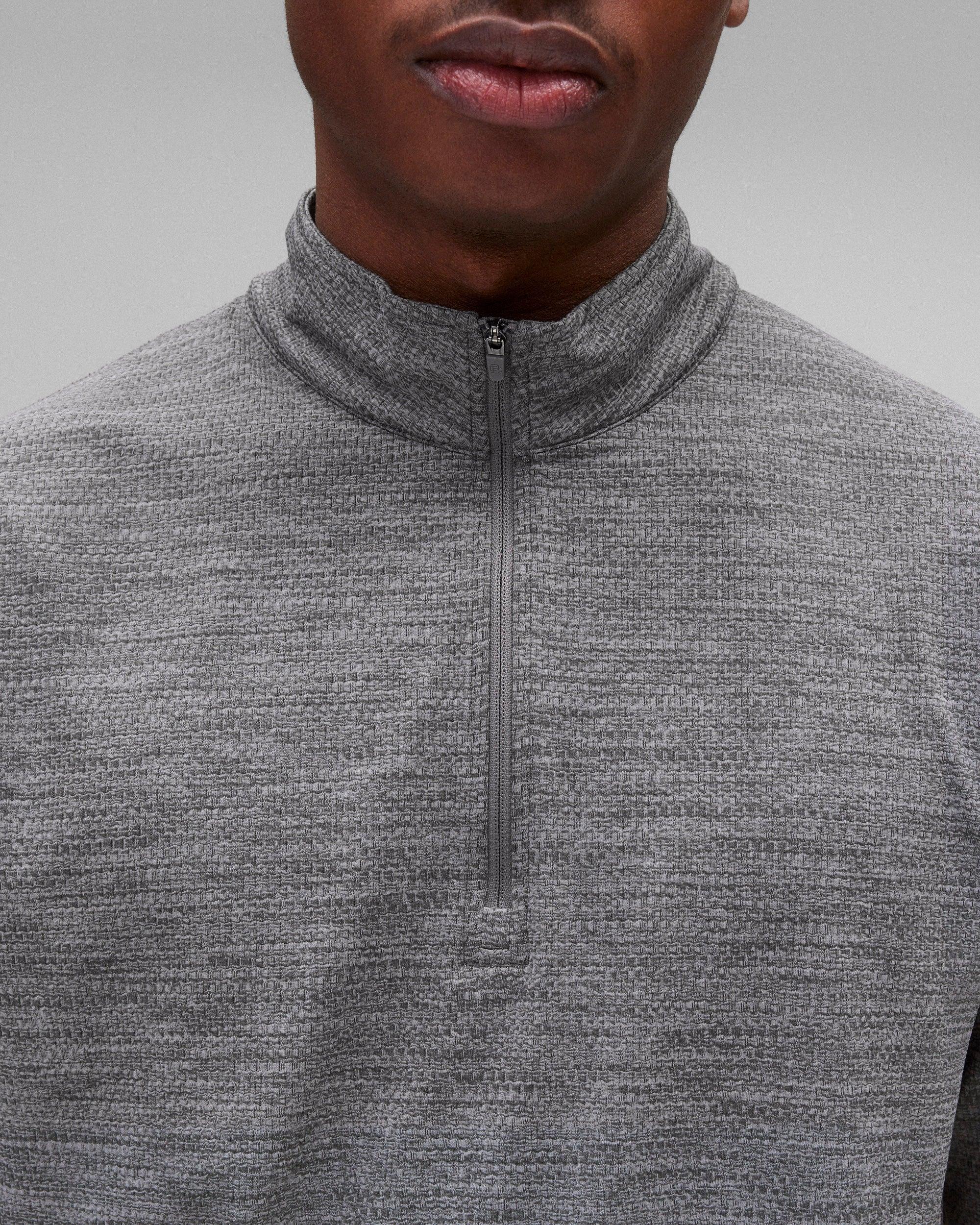 Solotex Mesh Tiebreak Standard Quarter Zip Male Product Image