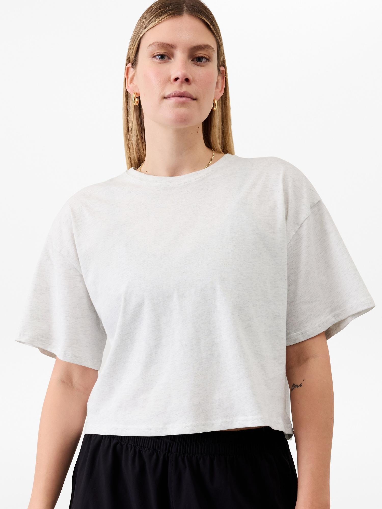 True Cotton Crop Tee Product Image