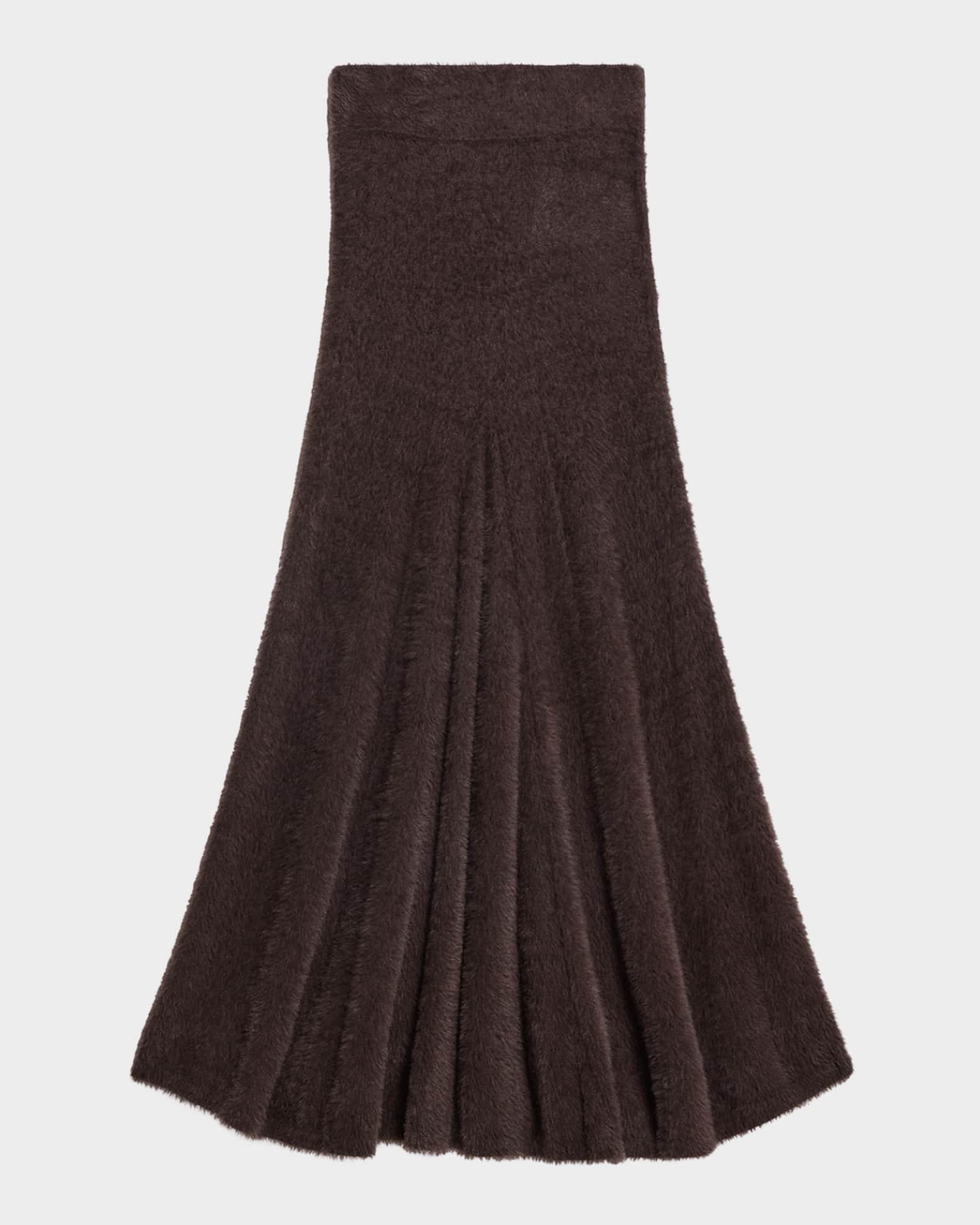 Fuzzy Eyelash Maxi Skirt Product Image