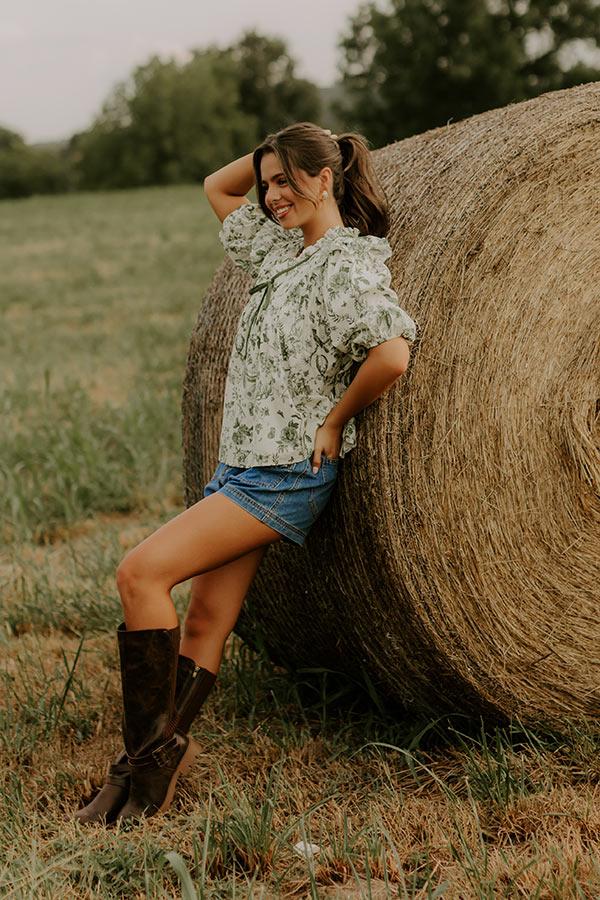 Charming Embrace Floral Top Product Image