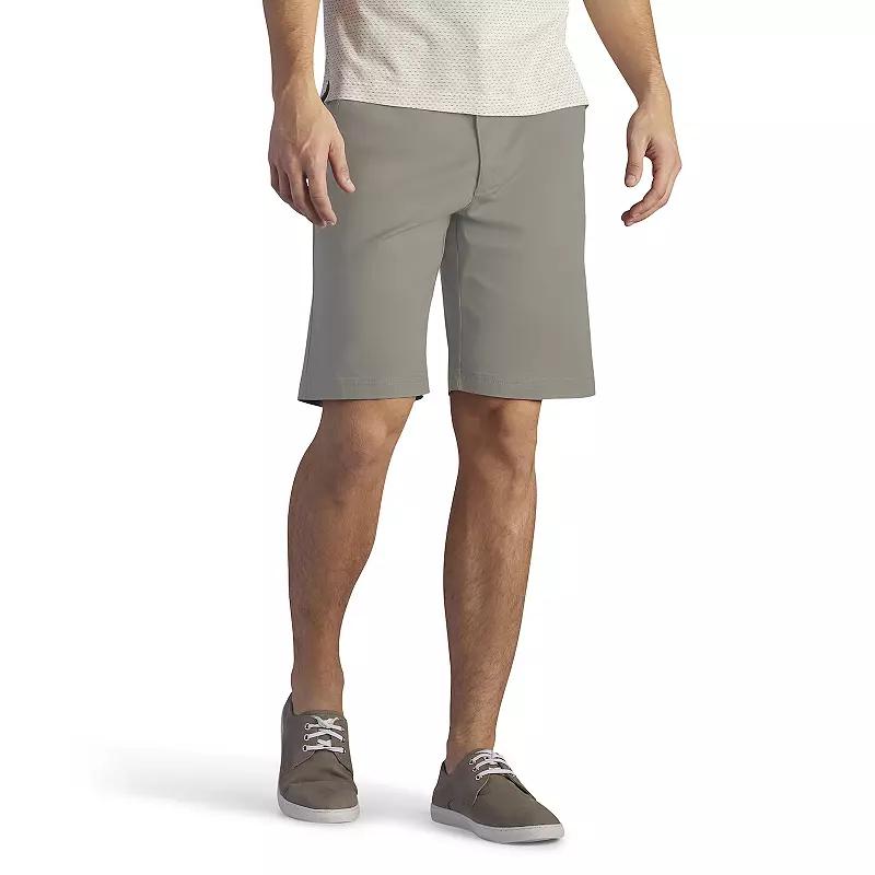 Men's Lee® 10" Extreme Motion Flat Front Shorts, Size: 42, Iron Product Image