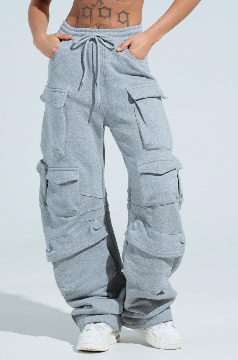 MAYBE NEXT YEAR CARGO WIDE LEG JOGGER Product Image