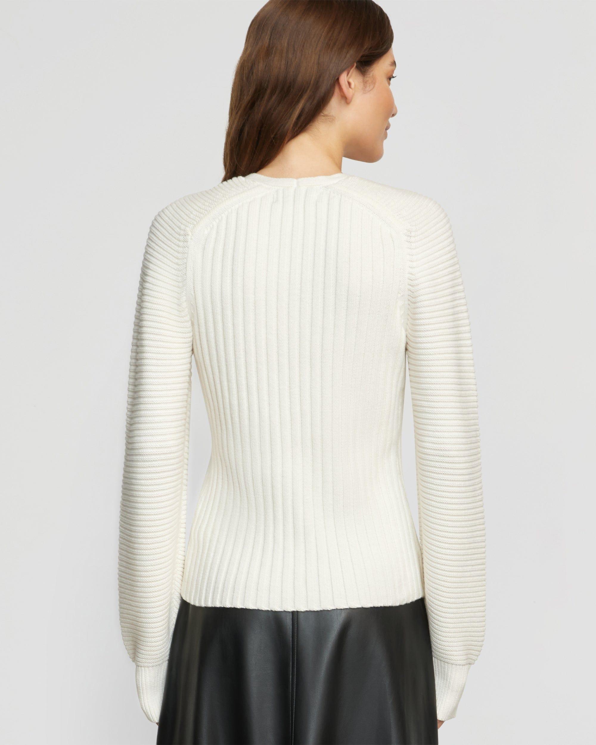 Sanne Ottoman-Knit V-Neck Sweater Product Image
