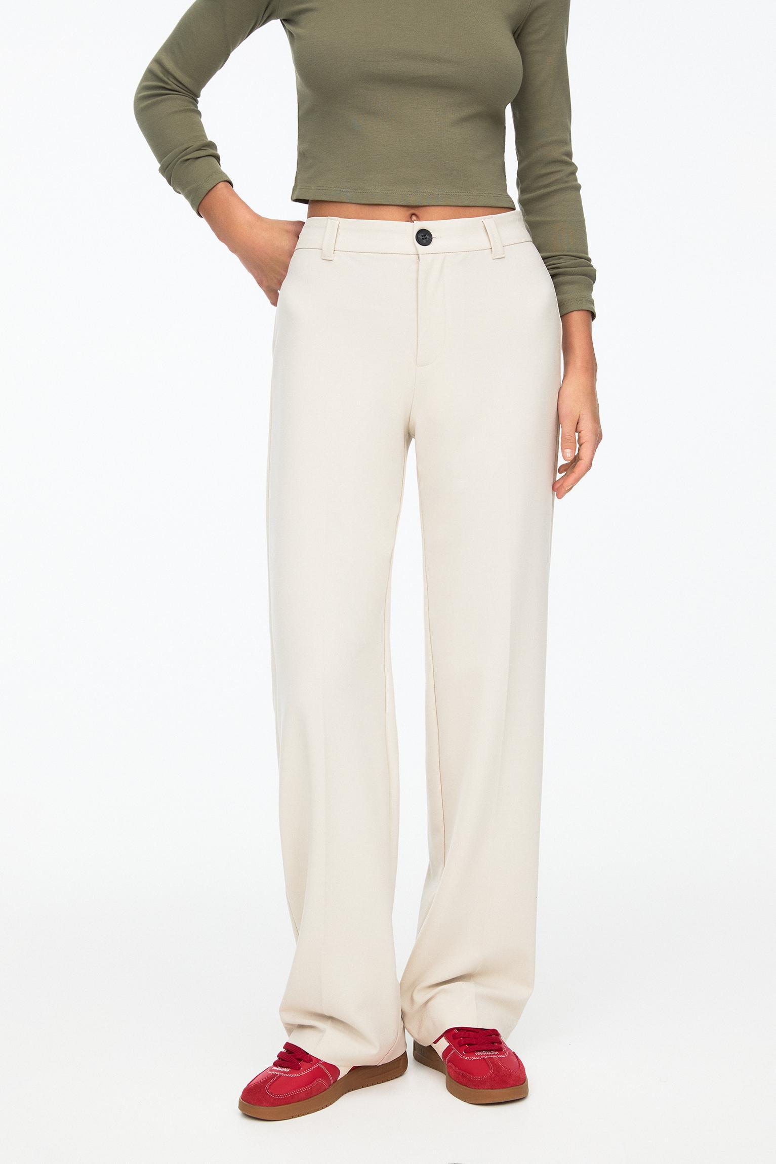 Straight-leg smart pants Product Image