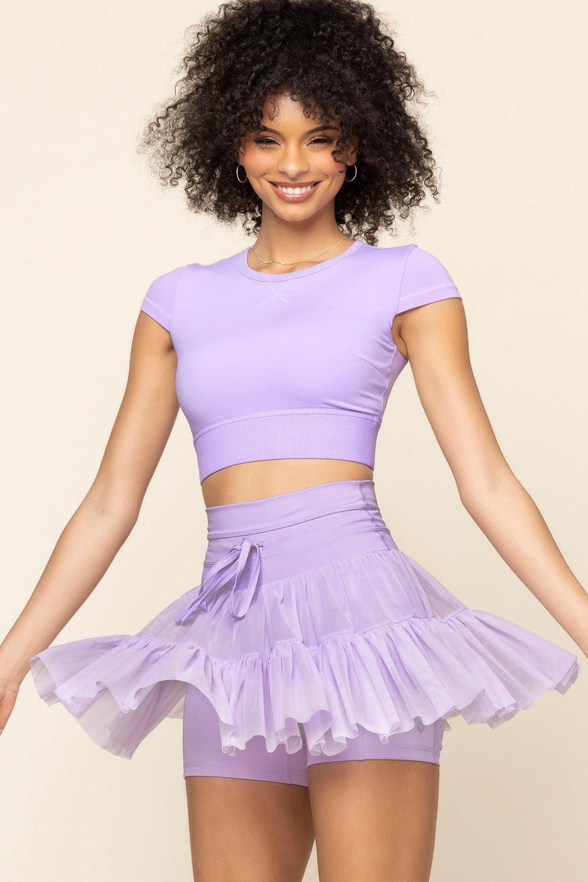 Pirouette Skort - Digital Lavender Product Image