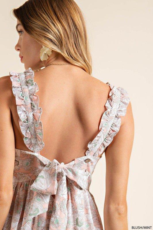Aware Of This Floral Jumpsuit *FS Product Image