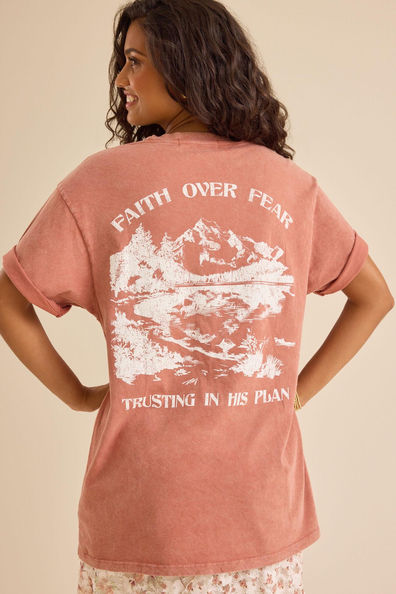 Faith Over Fear Graphic Tee Product Image