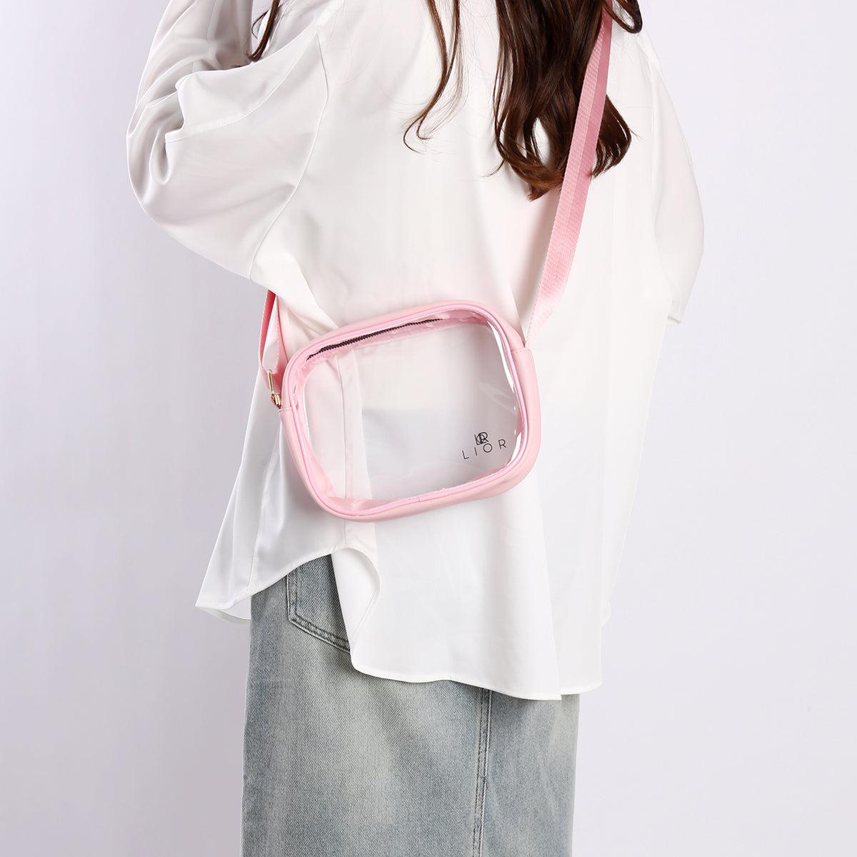 Lior Clear Bag Stadium Approved - Clear Crossbody Purse Bag, with Adjustable Shoulder Strap Product Image
