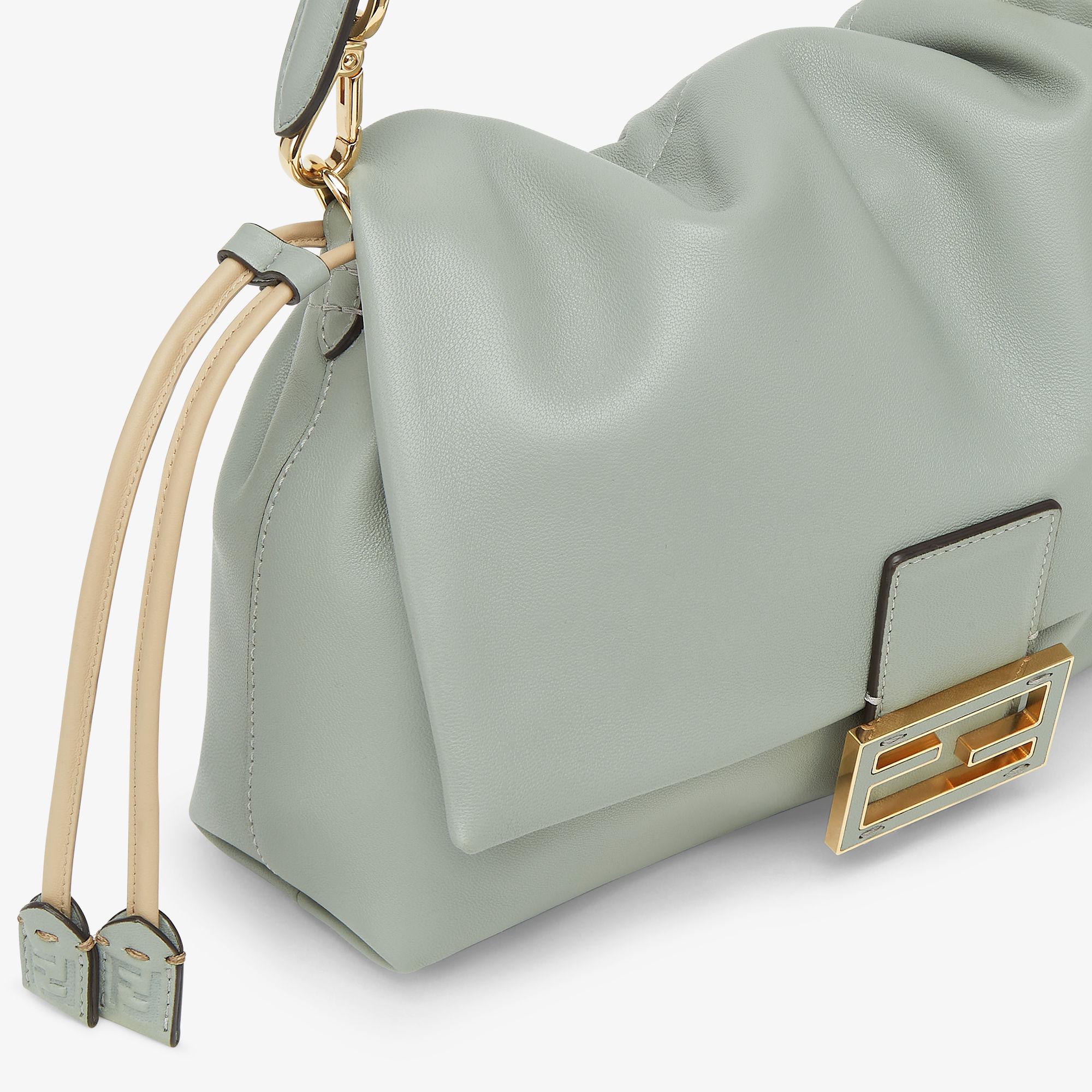 Mamma Baguette MediumMatcha green nappa leather bag Product Image