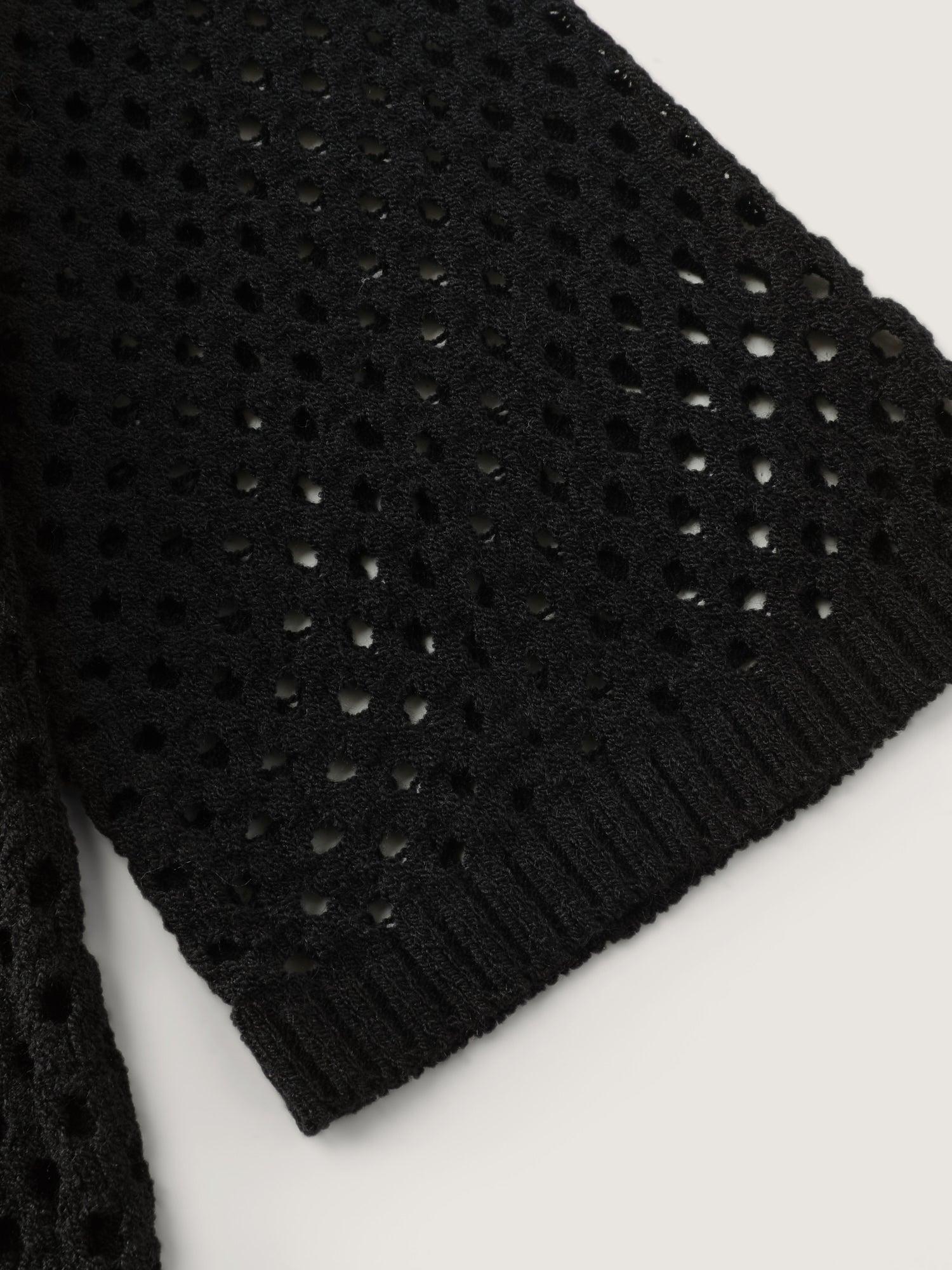 Cut-Out Sheer Collar Swim Cover-Up Female Product Image