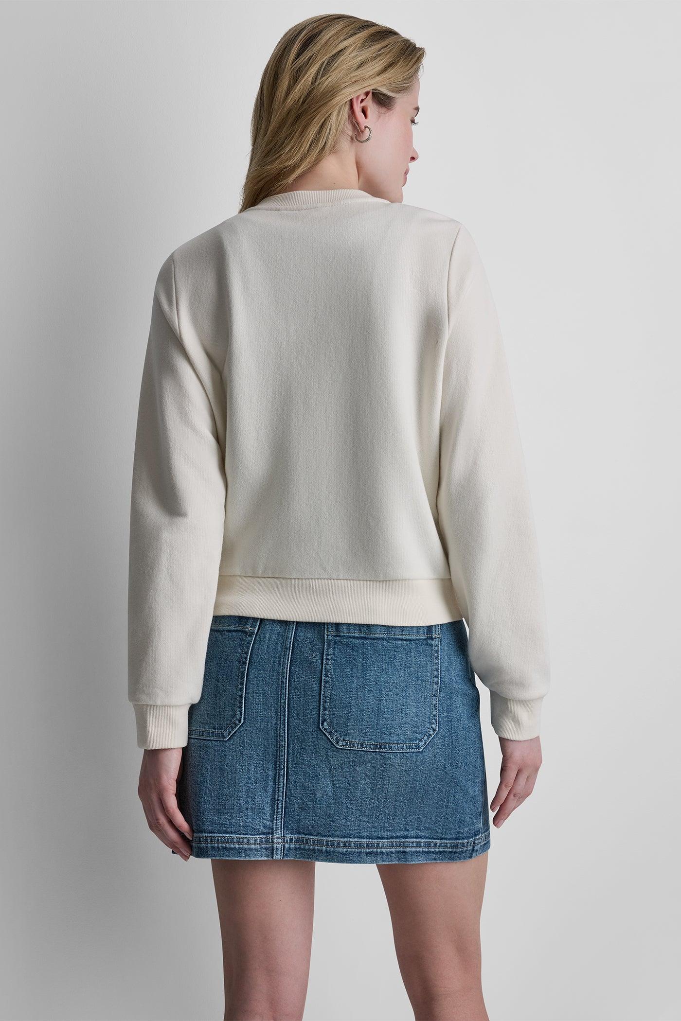 BUTTON FRONT SHRUNKEN LOGO JACKET Product Image