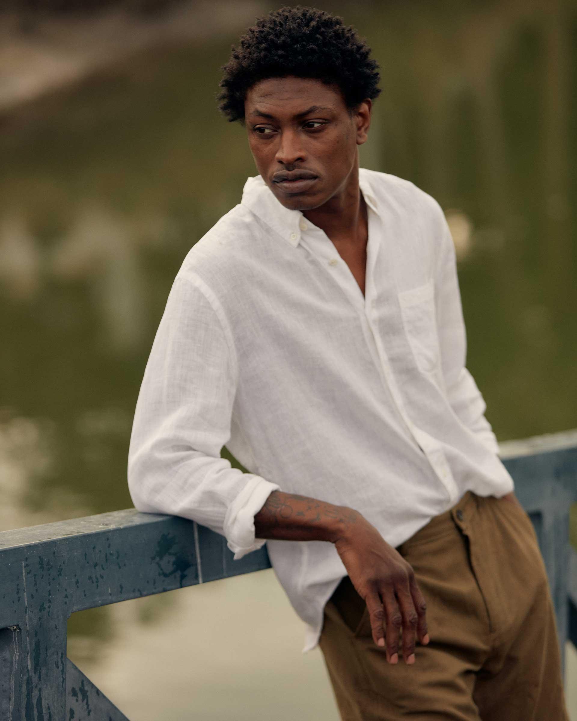 Tuscumbia Linen Shirt Button Down -  Product Image