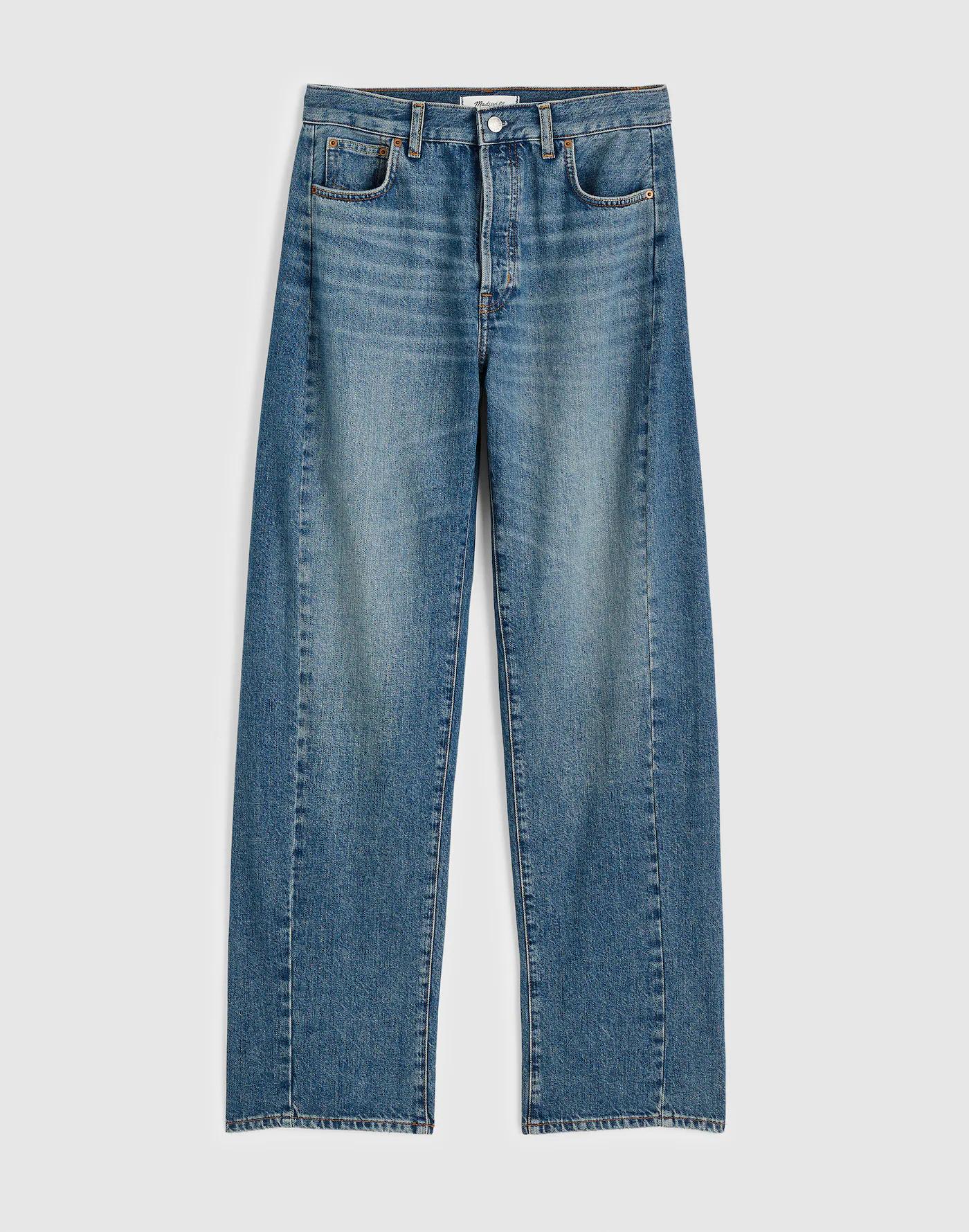 The Pieced Barrel-Leg Full-Length Jean Product Image