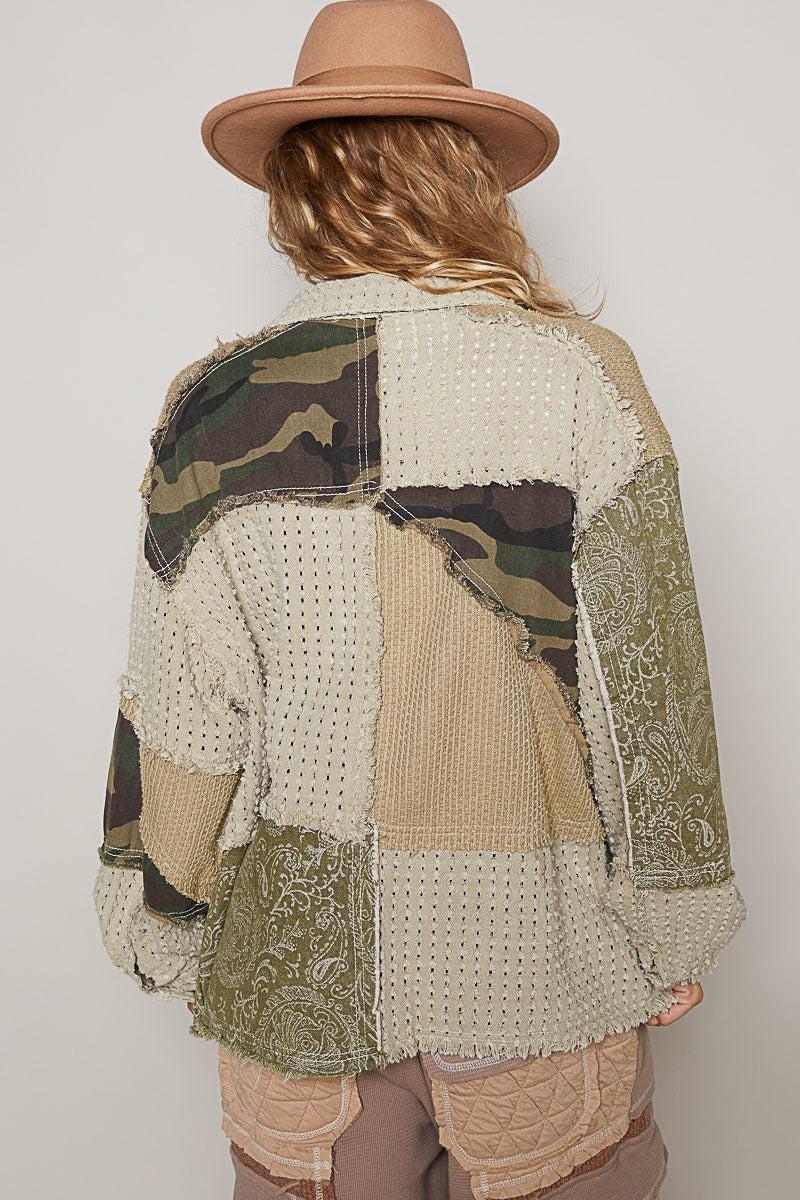 Frayed Edge Relaxed Fit Top Product Image